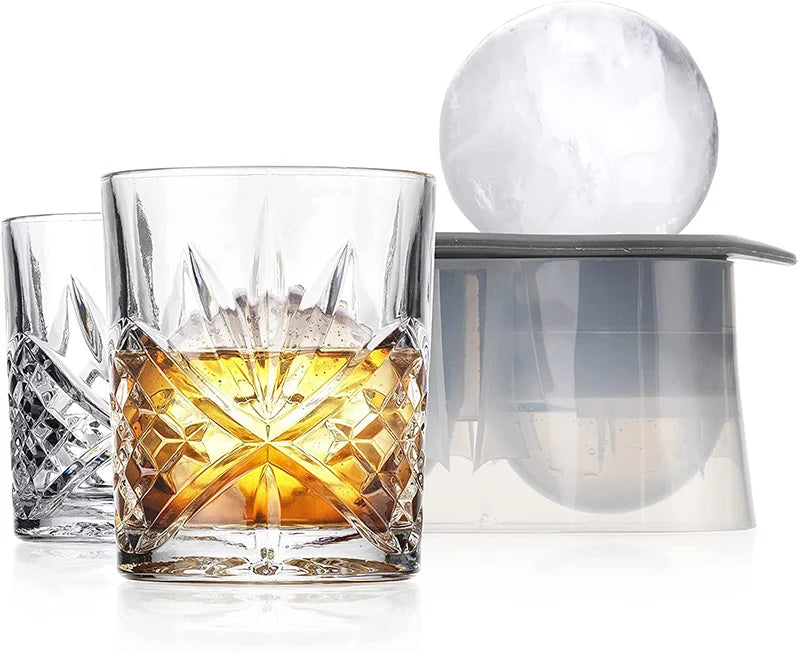 1PCS Whiskey Glass, Old Fashioned Rocks Glasses Tumblers, Glassware for Cocktail Scotch, Bourbon, Gin, Voldka, Brandy