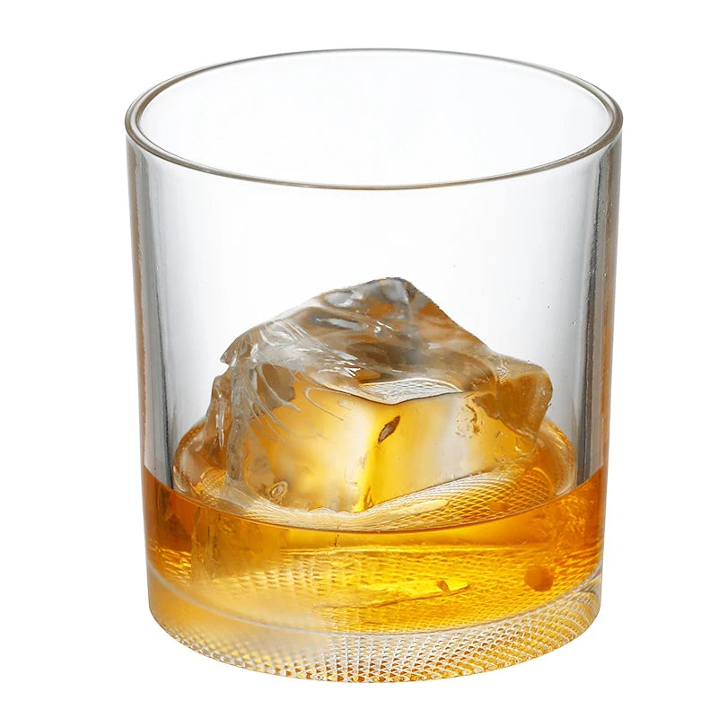 1PCS Whiskey Glass, Old Fashioned Rocks Glasses Tumblers, Glassware for Cocktail Scotch, Bourbon, Gin, Voldka, Brandy