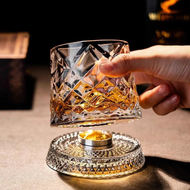 Roterande Whiskyglas – 360° Kristallglas