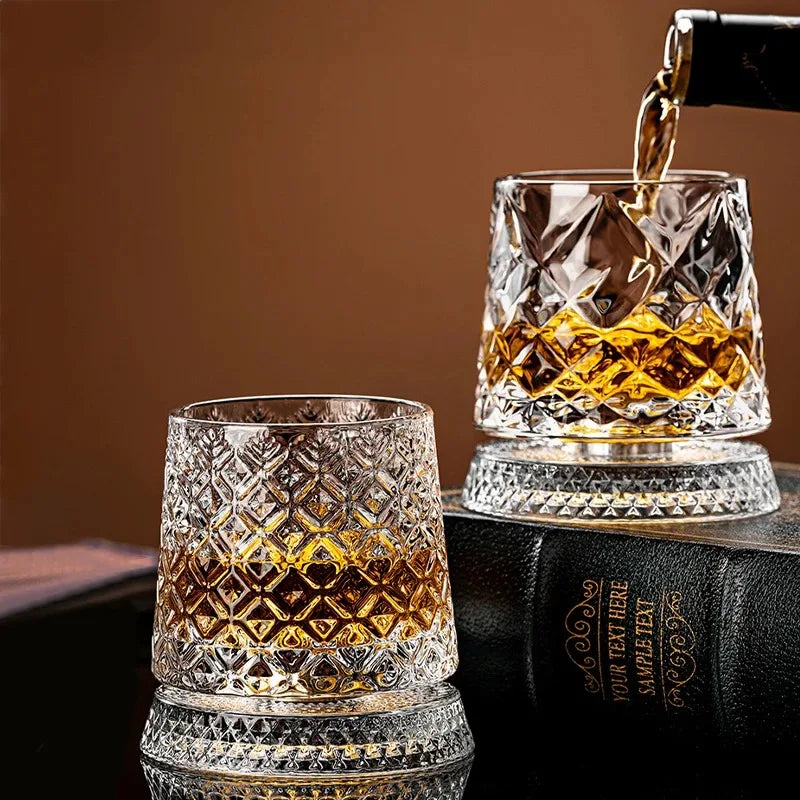 Roterande Whiskyglas – 360° Kristallglas