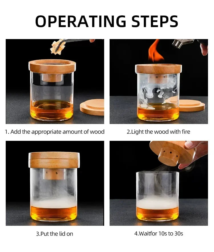 Mini Cocktail Smoker Set - Ger drinken mer aromer med 5 olika smaker