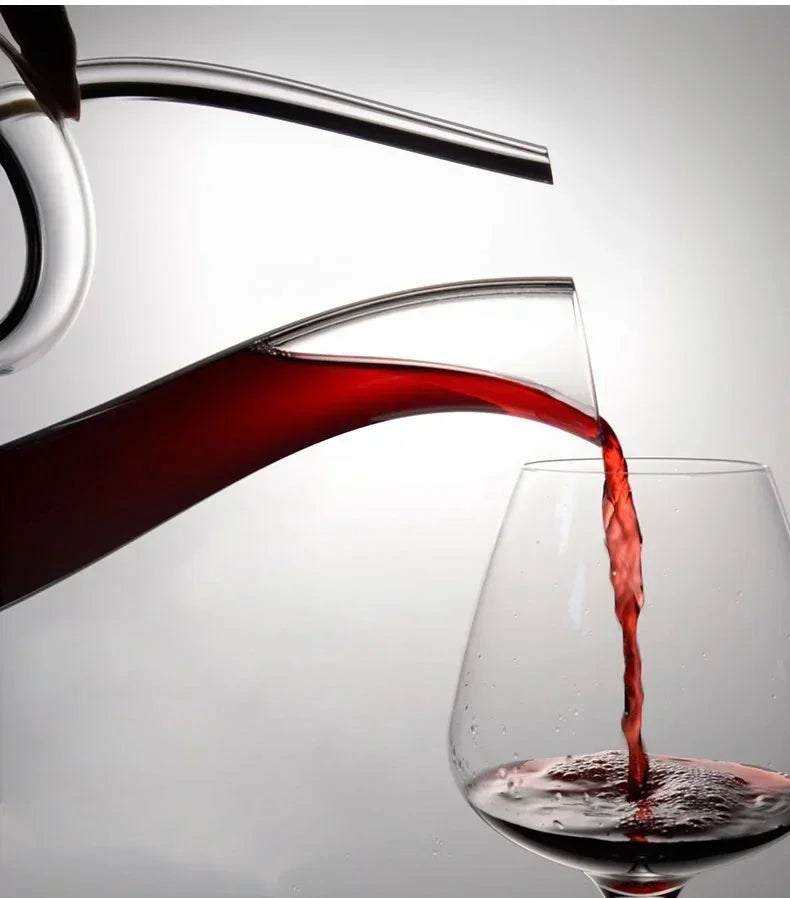 Svanen – Lyxig Kristallkaraff för Rött Vin (1500ml)